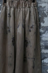 Mutedance 24 Spring/Summer Silk Elastic Waist Loose Pants MD-MD24SS11-KAQI Khaki PM114